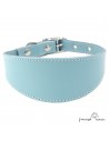 Collar para Galgo sin Forro Interior Celeste