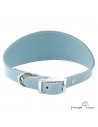 Collar para Galgo sin Forro Interior Celeste