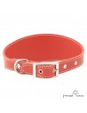 Collar para Galgo sin Forro Interior Rojo