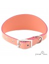 Collar para Galgo sin Forro Interior Rosa