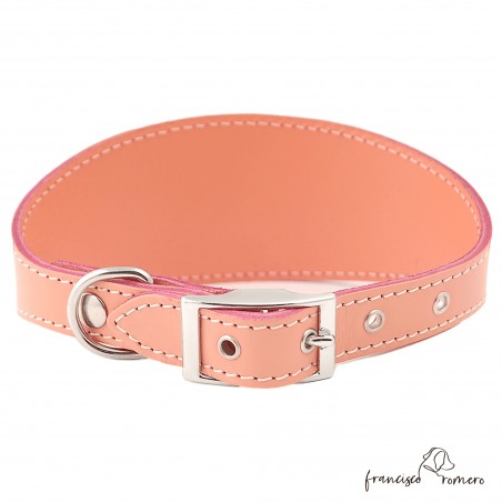 Collar para Galgo sin Forro Interior Rosa