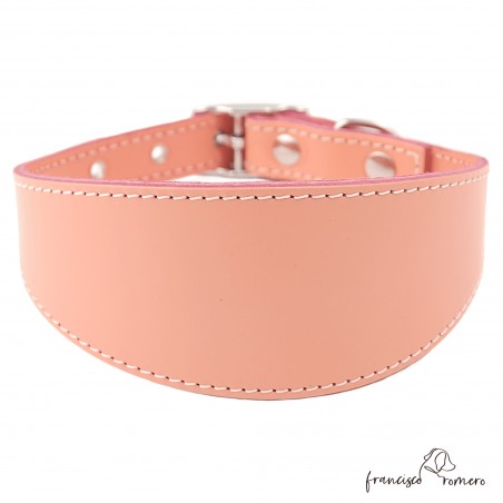 Collar para Galgo sin Forro Interior Rosa