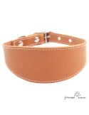 Collar para Galgo sin Forro Interior Caramelo