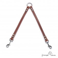 Amarre para perros piel de Ubrique Chocolate