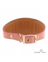 Collar para Galgo Liso Oro Rosa