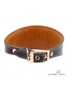 Collar para Galgo personalizado Oro Negro