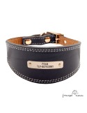 Collar para Galgo personalizado Oro Negro