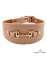 Collar para Galgo Estribo Oro Natural