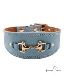 Collar para Galgo Estribo Oro Celeste