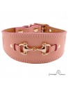 Collar para Galgo Estribo Oro Rosa