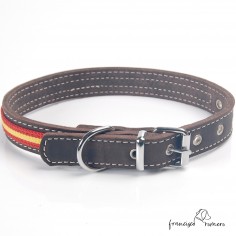 Collar de piel de...