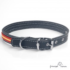 Collar de piel con bandera... 2