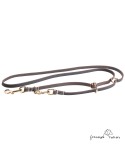 Correa Multiposicional Regulable Colección 10x4 Marrón para perros