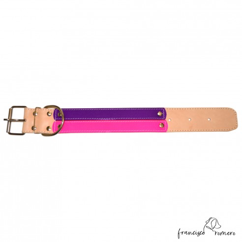 Collar para perros de rehala 5 cm dos...