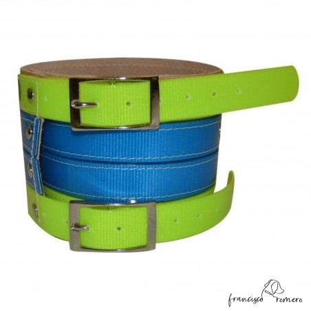 Collar para perros de rehala 10 cm cuatro tiras