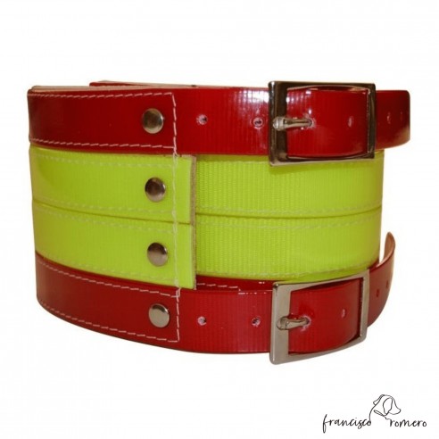 Collar para perros de rehala 10 cm...