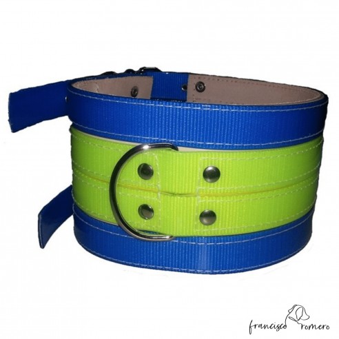 Collar para perros de rehala 10 cm...