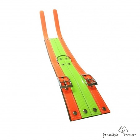 Collar para perros de rehala 10 cm cuatro tiras