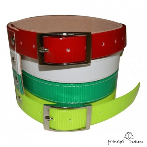 Collar para perros de rehala 10 cm...