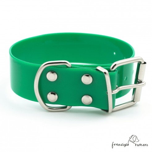 Collar Biothane Gold ancho cinta 3,8...