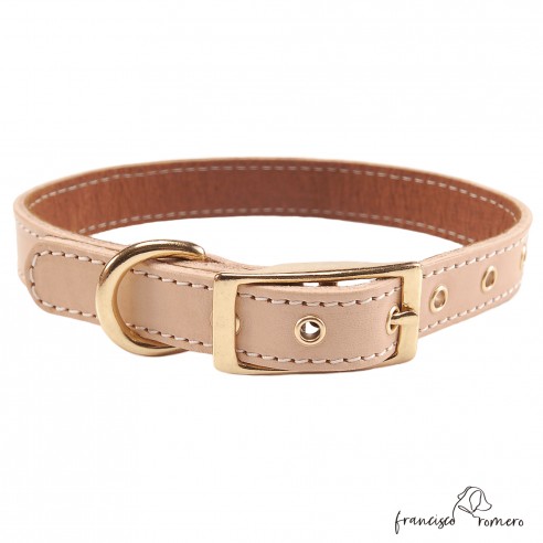 Collar doble piel de vaquetilla con...