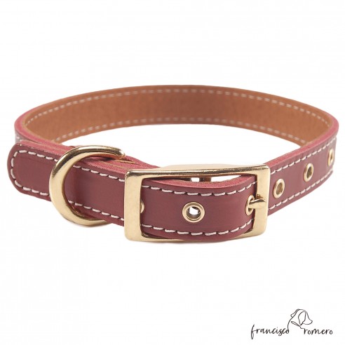 Collar doble piel de vaquetilla con...