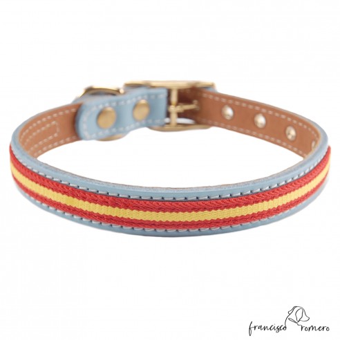 Collar doble piel de vaquetilla con...