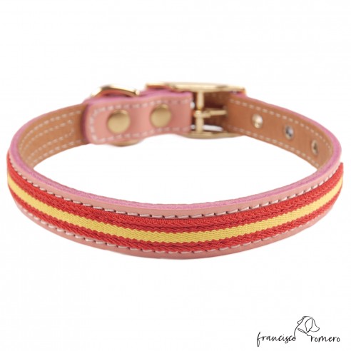 Collar doble piel de vaquetilla con...