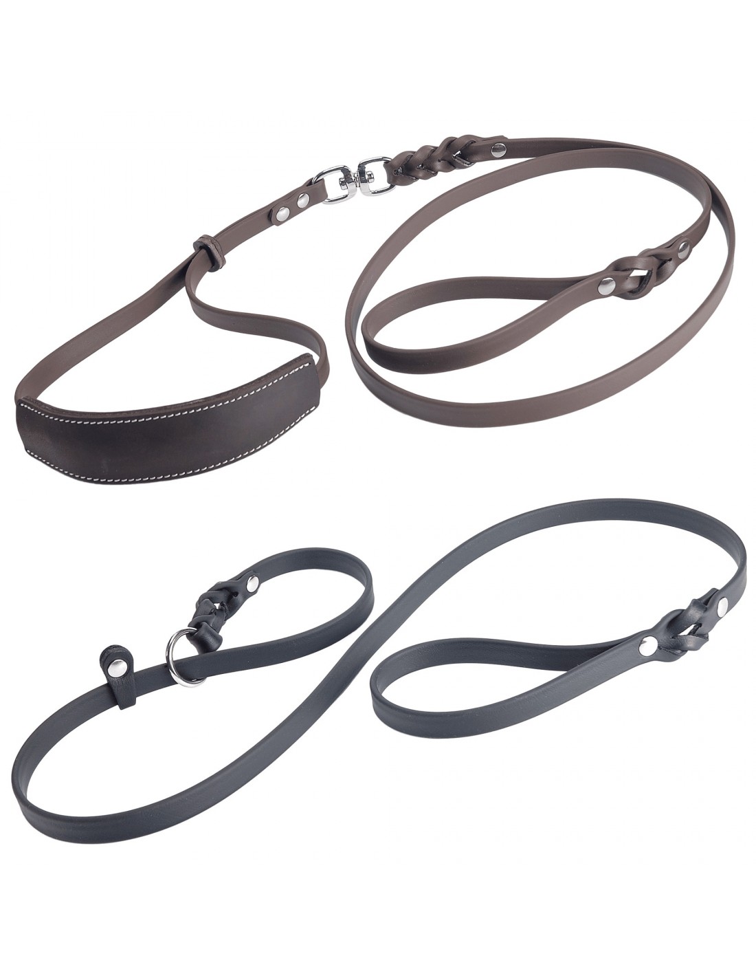 Colección Correas Collar Incorporado Biothane Súper Duro para perros