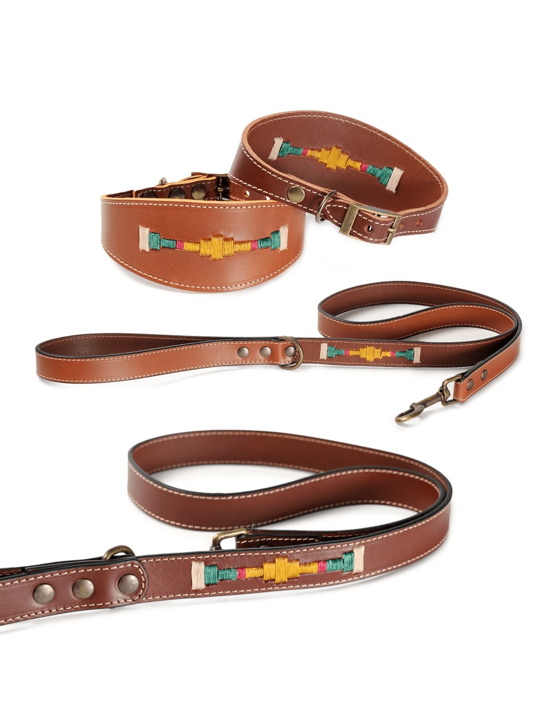 Colección para perro Galgo Bordado Argentino